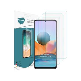 Microsonic Xiaomi Redmi Note 10 Pro Screen Protector Nano Glass 3 Adet Cam Ekran Koruyucu