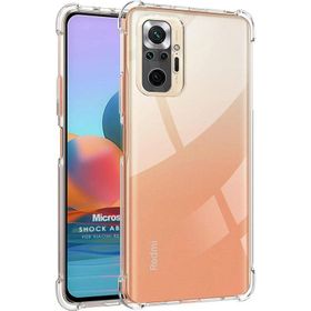Microsonic Xiaomi Redmi Note 10 Pro Shock Absorbing Şeffaf Cep Telefonu Kılıfı