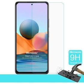 Microsonic Xiaomi Redmi Note 10 Pro Tempered Glass Cam Ekran Koruyucu