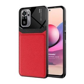 Microsonic Xiaomi Redmi Note 10 Uniq Leather Kırmızı Kılıf