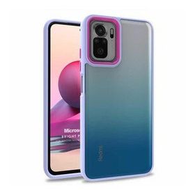 Microsonic Xiaomi Redmi Note 10S Bright Planet Lila Cep Telefonu Kılıfı