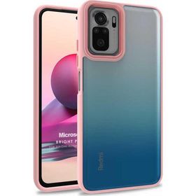 Microsonic Xiaomi Redmi Note 10S Bright Planet Rose Gold Cep Telefonu Kılıfı