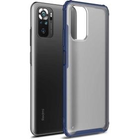 Microsonic Xiaomi Redmi Note 10S Frosted Frame Lacivert Kılıf