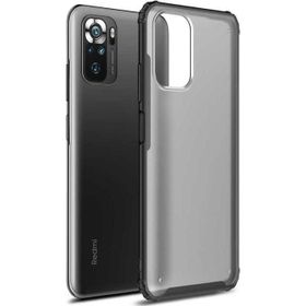 Microsonic Xiaomi Redmi Note 10S Frosted Frame Siyah Kılıf