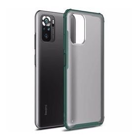 Microsonic Xiaomi Redmi Note 10S Frosted Frame Yeşil Kılıf