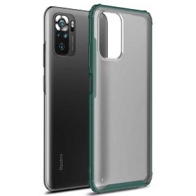 Microsonic Xiaomi Redmi Note 10S Frosted Frame Yeşil Kılıf
