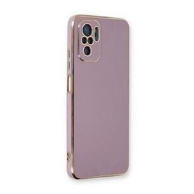 Microsonic Xiaomi Redmi Note 10S Olive Plated Lila Cep Telefonu Kılıfı