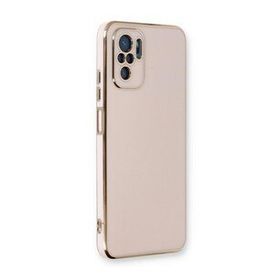 Microsonic Xiaomi Redmi Note 10S Olive Plated Pembe Cep Telefonu Kılıfı