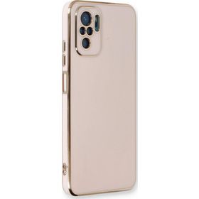 Microsonic Xiaomi Redmi Note 10S Olive Plated Pembe Cep Telefonu Kılıfı