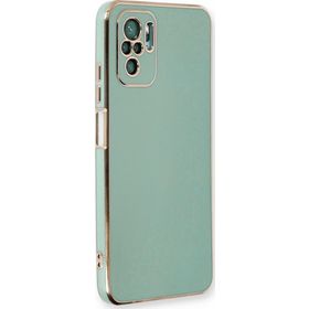 Microsonic Xiaomi Redmi Note 10S Olive Plated Yeşil Cep Telefonu Kılıfı
