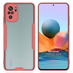 Microsonic Xiaomi Redmi Note 10S Paradise Glow Pembe Cep Telefonu Kılıfı