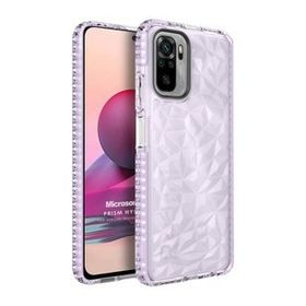Microsonic Xiaomi Redmi Note 10S Prism Hybrid Mor Cep Telefonu Kılıfı