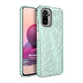 Microsonic Xiaomi Redmi Note 10S Prism Hybrid Yeşil Cep Telefonu Kılıfı