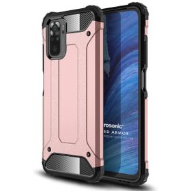 Microsonic Xiaomi Redmi Note 10S Rugged Armor Rose Gold Cep Telefonu Kılıfı