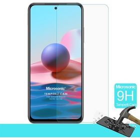 Microsonic Xiaomi Redmi Note 10S Tempered Glass Cam Ekran Koruyucu