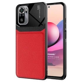 Microsonic Xiaomi Redmi Note 10S Uniq Leather Kırmızı Cep Telefonu Kılıfı