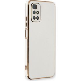 Microsonic Xiaomi Redmi Note 11 4G Olive Plated Beyaz Kılıf