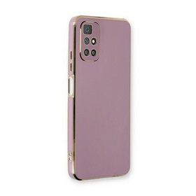 Microsonic Xiaomi Redmi Note 11 4G Olive Plated Lila Kılıf