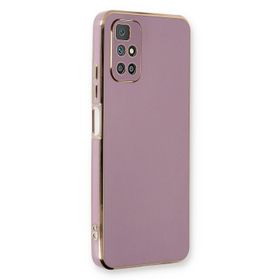 Microsonic Xiaomi Redmi Note 11 4G Olive Plated Lila Kılıf