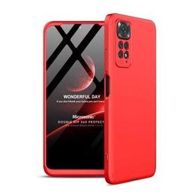 Microsonic Xiaomi Redmi Note 11 Double Dip 360 Protective Kırmızı Cep Telefonu Kılıfı