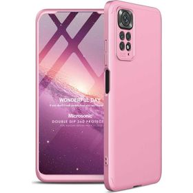 Microsonic Xiaomi Redmi Note 11 Double Dip 360 Protective Rose Gold Cep Telefonu Kılıfı