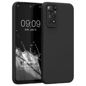 Microsonic Xiaomi Redmi Note 11 Matte Silicone Siyah Kılıf