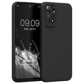 Microsonic Xiaomi Redmi Note 11 Matte Silicone Siyah Kılıf