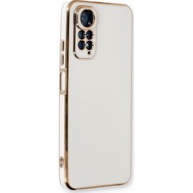 Microsonic Xiaomi Redmi Note 11 Olive Plated Beyaz Kılıf