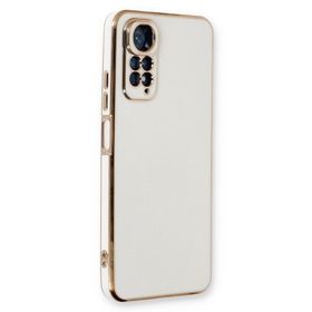Microsonic Xiaomi Redmi Note 11 Olive Plated Beyaz Kılıf