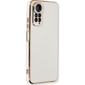 Microsonic Xiaomi Redmi Note 11 Olive Plated Beyaz Kılıf