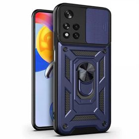 Microsonic Xiaomi Redmi Note 11 Pro 5G Impact Lacivert Kılıf