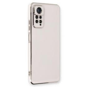 Microsonic Xiaomi Redmi Note 11 Pro 5G Olive Plated Beyaz Cep Telefonu Kılıfı