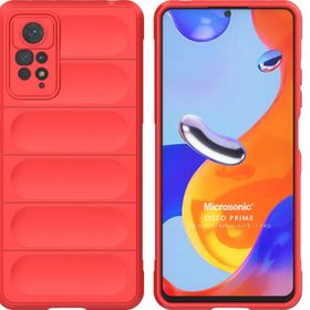 Microsonic Xiaomi Redmi Note 11 Pro 5G Oslo Prime Kırmızı Cep Telefonu Kılıfı