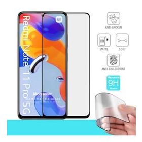 Microsonic Xiaomi Redmi Note 11 Pro 5G Seramik Matte Flexible Siyah Ekran Koruyucu