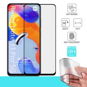 Microsonic Xiaomi Redmi Note 11 Pro 5G Seramik Matte Flexible Siyah Ekran Koruyucu
