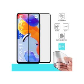 Microsonic Xiaomi Redmi Note 11 Pro 5G Seramik Matte Flexible Siyah Ekran Koruyucu