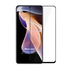 Microsonic Xiaomi Redmi Note 11 Pro 5G Tam Kaplayan Temperli Siyah Cam Ekran Koruyucu