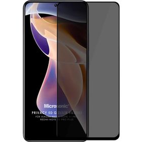 Microsonic Xiaomi Redmi Note 11 Pro Plus Privacy 5D Gizlilik Filtreli Siyah Cam Ekran Koruyucu