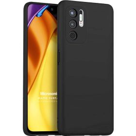 Microsonic Xiaomi Redmi Note 11 SE Matte Silicone Siyah Kılıf