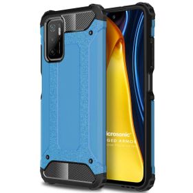 Microsonic Xiaomi Redmi Note 11 SE Rugged Armor Mavi Cep Telefonu Kılıfı