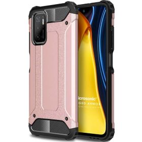 Microsonic Xiaomi Redmi Note 11 SE Rugged Armor Rose Gold Cep Telefonu Kılıfı