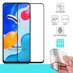 Microsonic Xiaomi Redmi Note 11 Seramik Matte Flexible Siyah Ekran Koruyucu