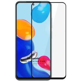 Microsonic Xiaomi Redmi Note 11 Tam Kaplayan Temperli Siyah Cam Ekran Koruyucu