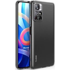 Microsonic Xiaomi Redmi Note 11 Transparent Soft Beyaz Cep Telefonu Kılıfı