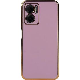 Microsonic Xiaomi Redmi Note 11E Olive Plated Lila Cep Telefonu Kılıfı
