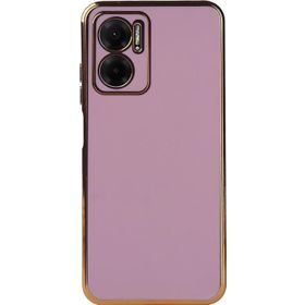 Microsonic Xiaomi Redmi Note 11E Olive Plated Lila Cep Telefonu Kılıfı
