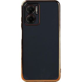 Microsonic Xiaomi Redmi Note 11E Olive Plated Siyah Cep Telefonu Kılıfı