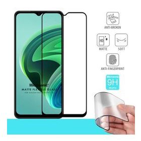 Microsonic Xiaomi Redmi Note 11E Seramik Matte Flexible Siyah Ekran Koruyucu