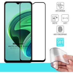 Microsonic Xiaomi Redmi Note 11E Seramik Matte Flexible Siyah Ekran Koruyucu