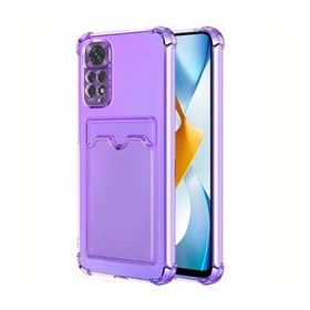 Microsonic Xiaomi Redmi Note 11S Card Slot Shock Lila Cep Telefonu Kılıfı